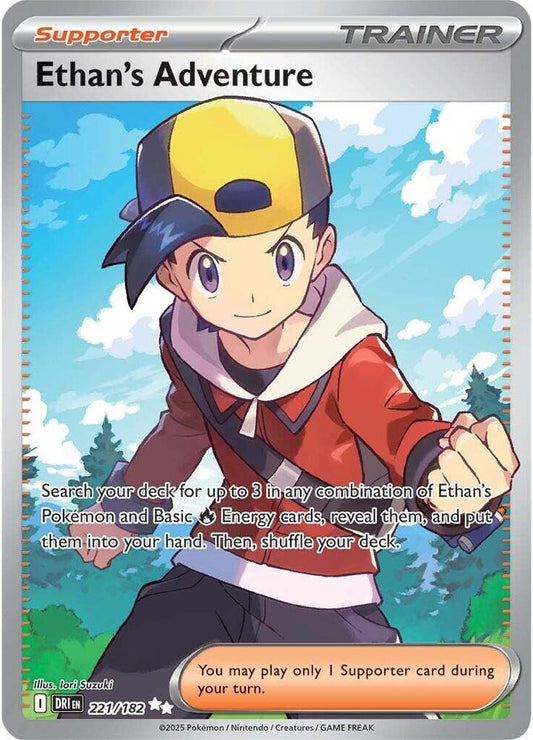 Ethan's Adventure 221/182 (SV10: Destined Rivals)  - Holofoil