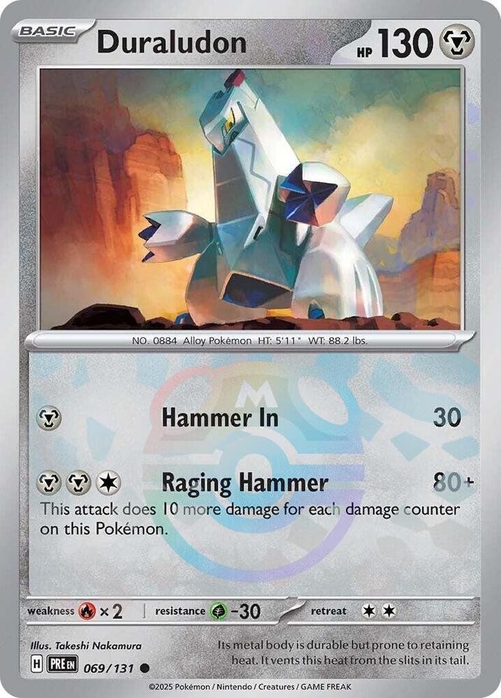 Duraludon 069/131 (SV: Prismatic Evolutions)  - Master Ball Holofoil