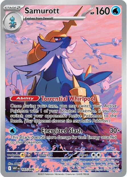 Samurott 107/086 (SV: White Flare)  - Holofoil