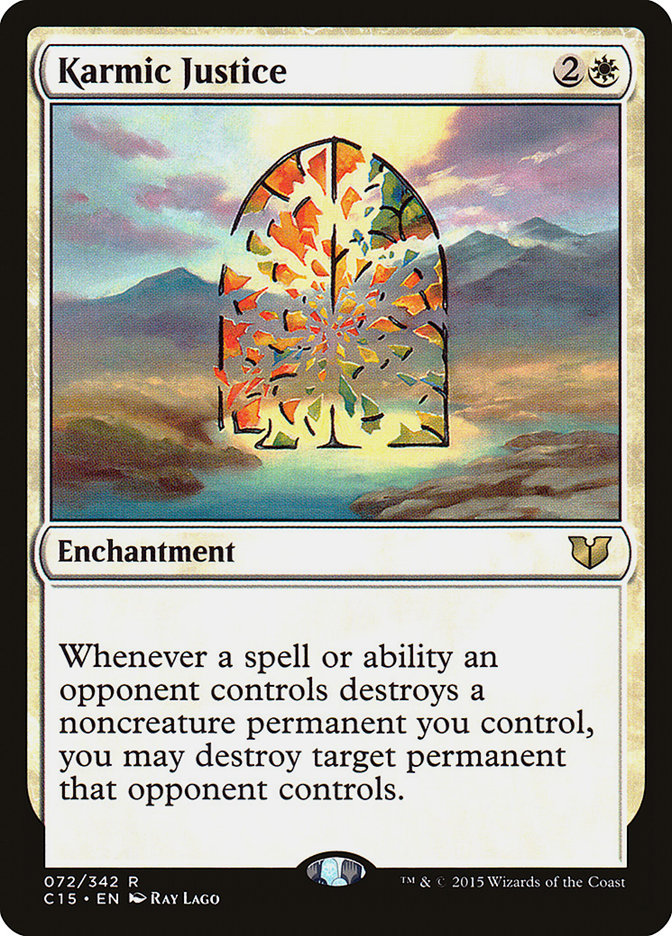 Karmic Justice 72/342 (Commander 2015) 