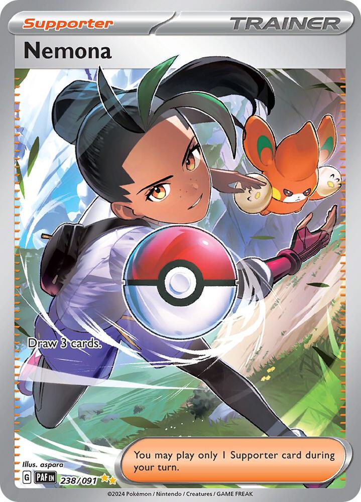 Nemona 238/091 (SV: Paldean Fates)  - Holofoil