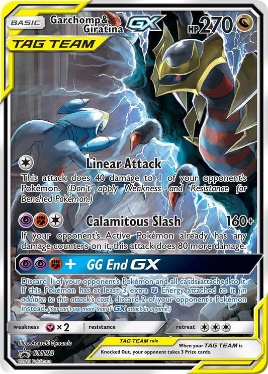 Garchomp and Giratina GX SM193 (SM Promos)  - Holofoil