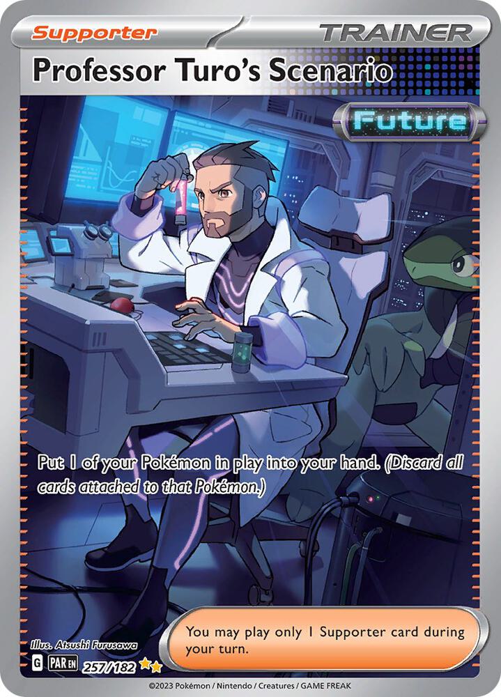 Professor Turo's Scenario 257/182 (SV04: Paradox Rift)  - Holofoil