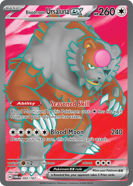 Bloodmoon Ursaluna ex 202/167 (SV06: Twilight Masquerade)  - Holofoil