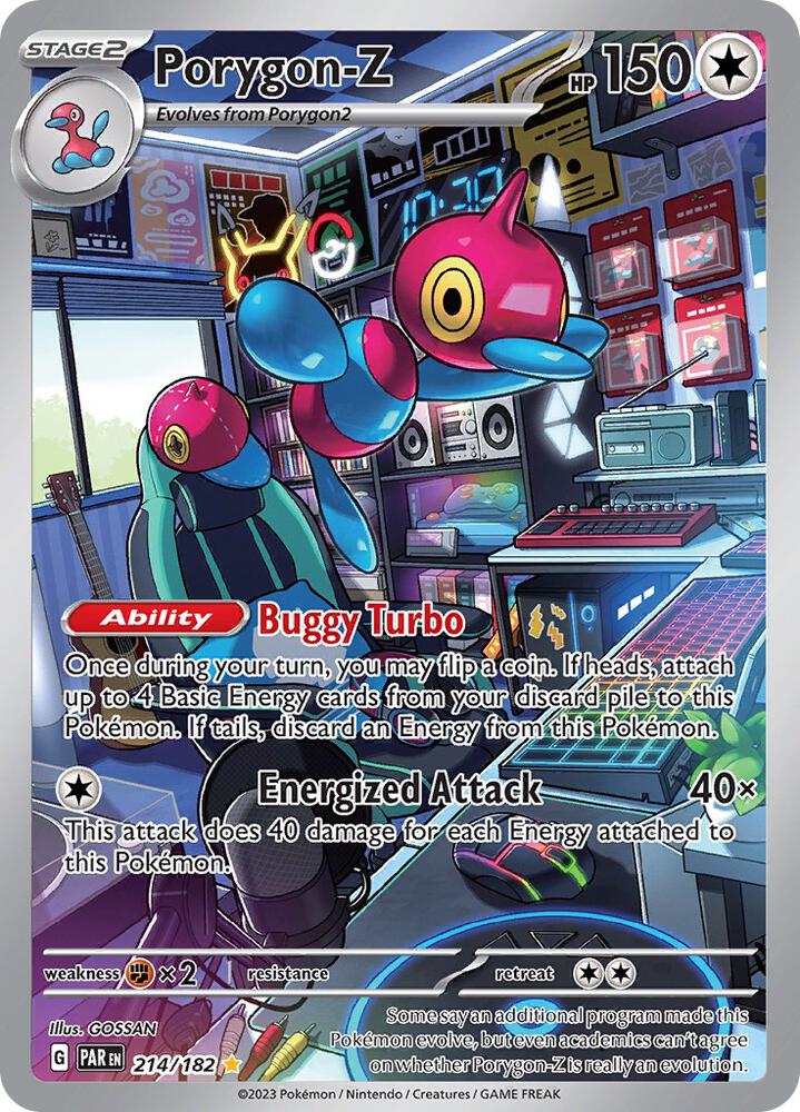 Porygon Z 214/182 (SV04: Paradox Rift)  - Holofoil