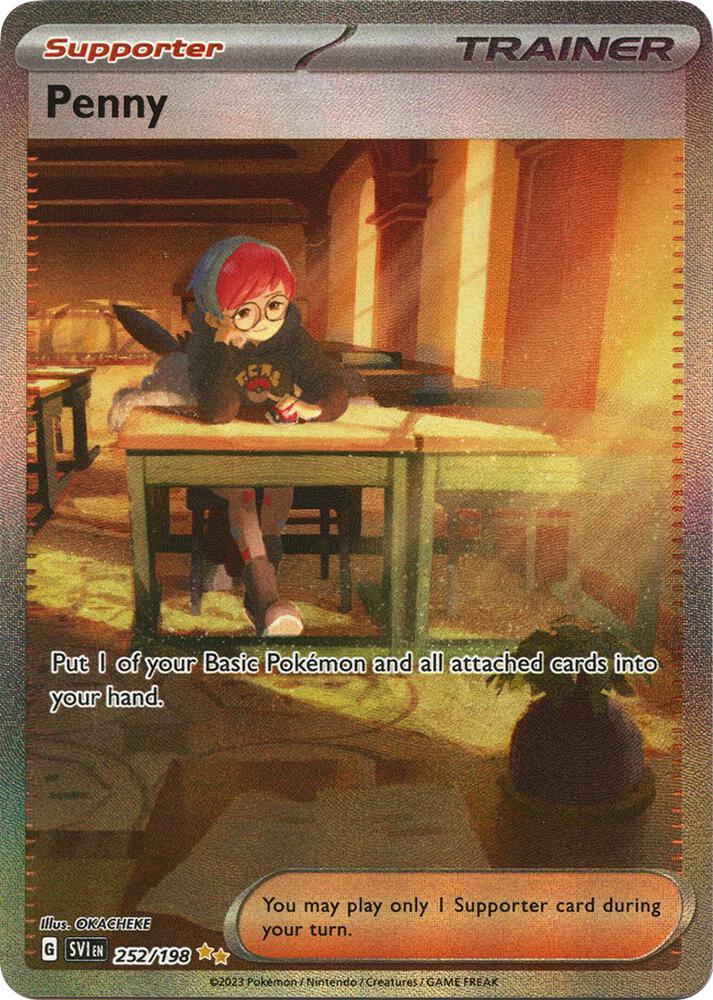Penny 252/198 (SV01: Scarlet & Violet Base Set)  - Holofoil