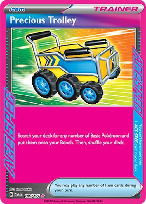 Precious Trolley 185/191 (SV08: Surging Sparks)  - Holofoil