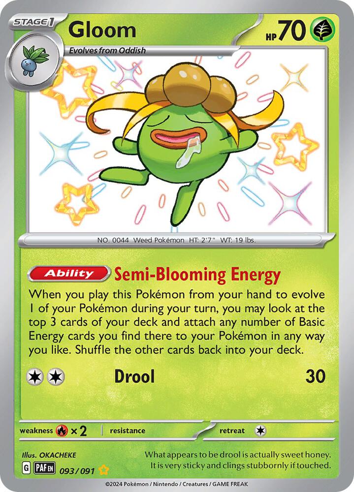 Gloom 093/091 (SV: Paldean Fates)  - Holofoil