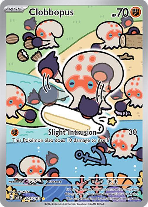 Clobbopus 207/191 (SV08: Surging Sparks)  - Holofoil