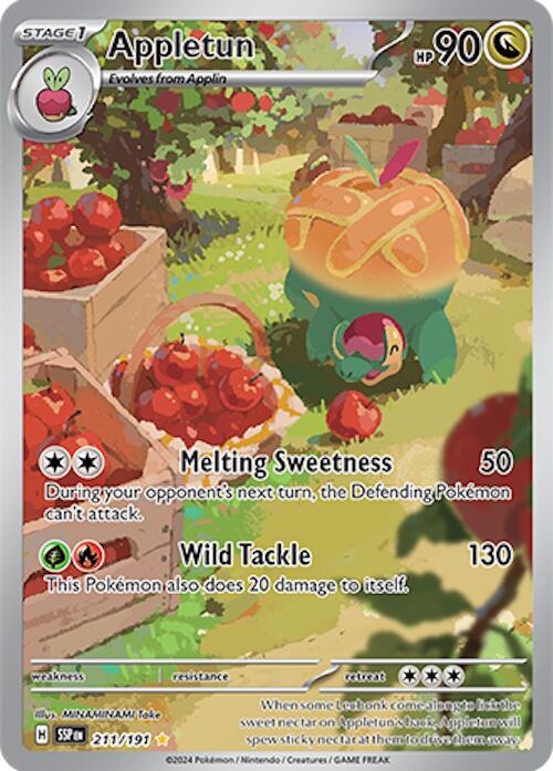 Appletun 211/191 (SV08: Surging Sparks)  - Holofoil