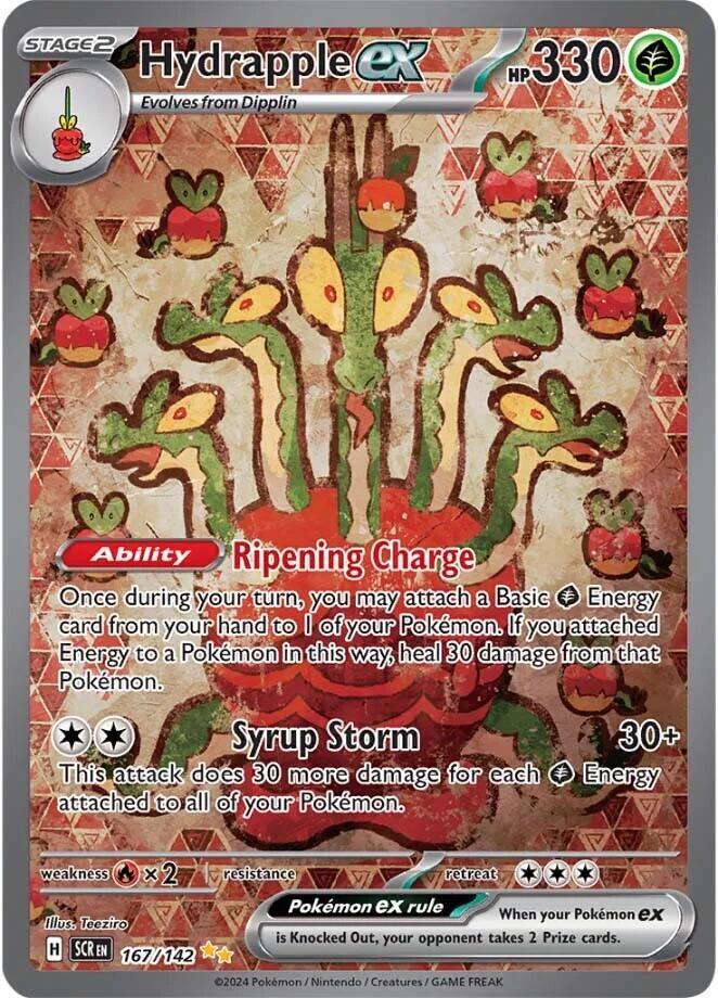 Hydrapple ex 167/142 (SV07: Stellar Crown)  - Holofoil