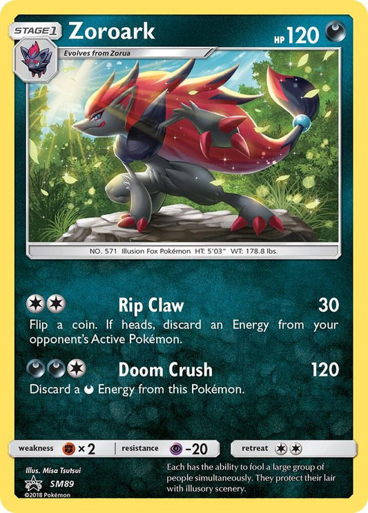 Zoroark SM89 (SM Promos)  - Holofoil