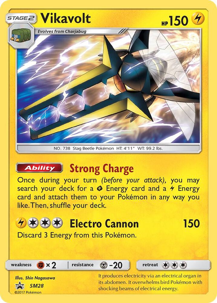 Vikavolt SM28 (SM Promos)  - Holofoil