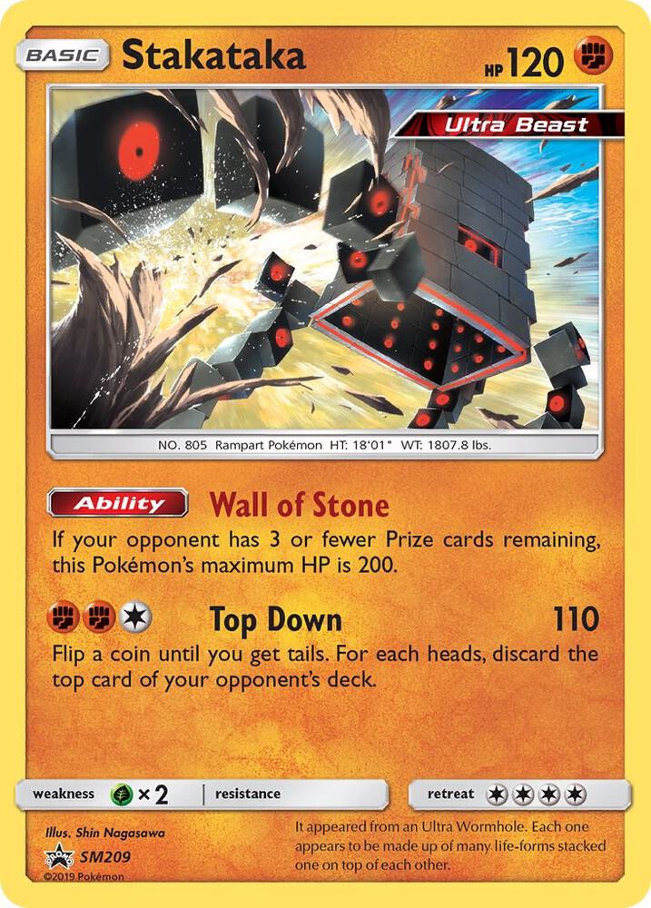 Stakataka SM209 (SM Promos)  - Holofoil