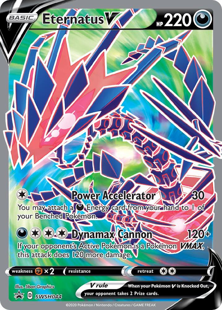 Eternatus V SWSH044 (SWSH: Sword & Shield Promo Cards)  - Holofoil