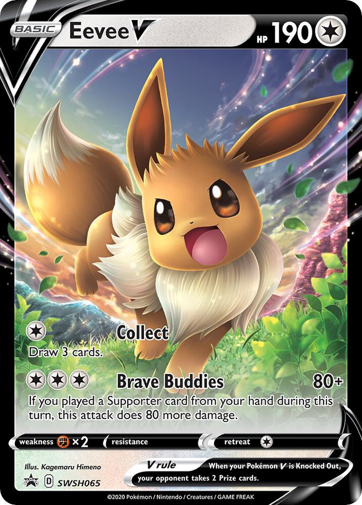 Eevee V SWSH065 SWSH065 (SWSH: Sword & Shield Promo Cards)  - Holofoil