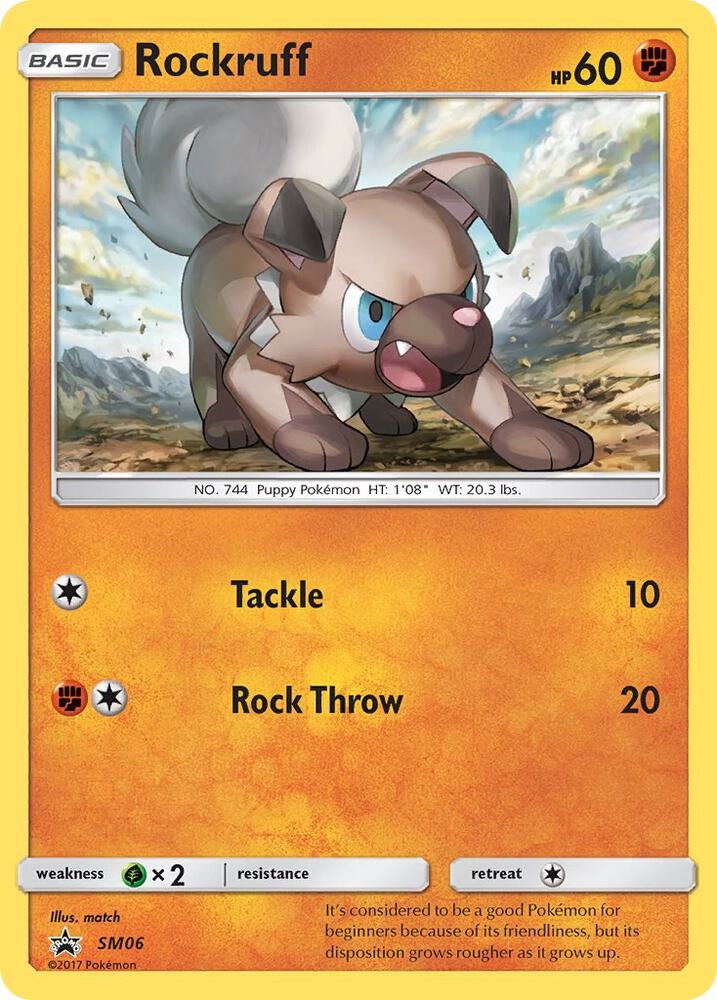 Rockruff SM06 (SM Promos)  - Holofoil