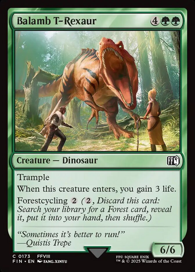 Balamb T-Rexaur 173/309 (FINAL FANTASY)  - Foil