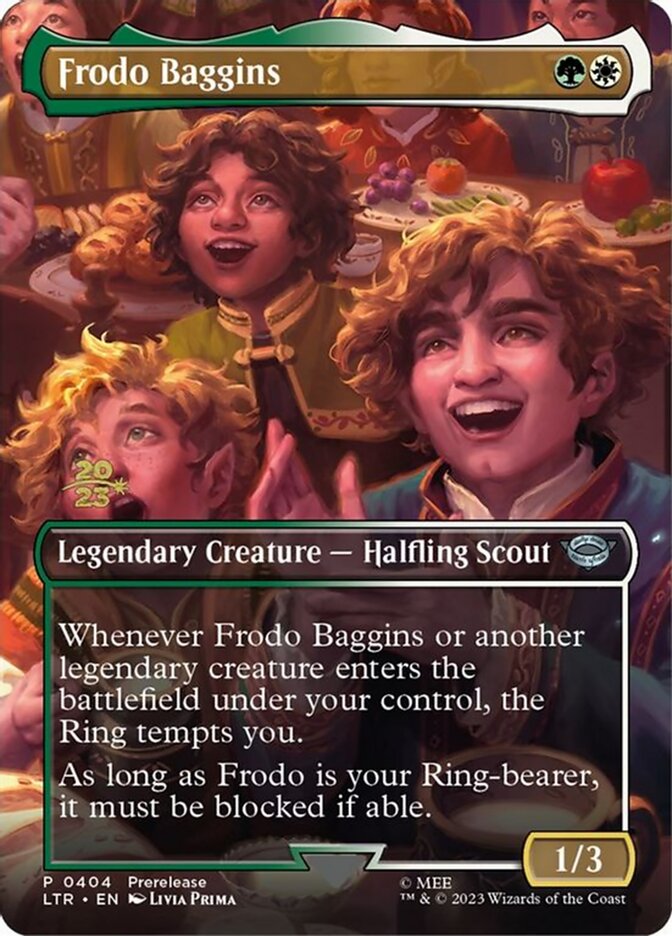 Frodo Baggins 404s/86 (Prerelease Cards)  - Foil