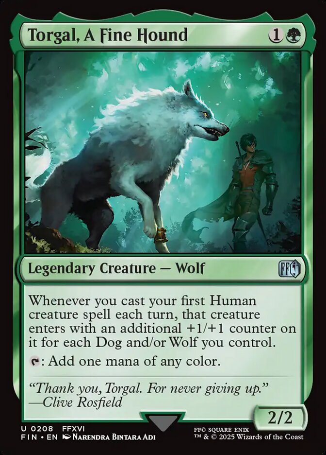 Torgal, A Fine Hound 208 (FINAL FANTASY) 