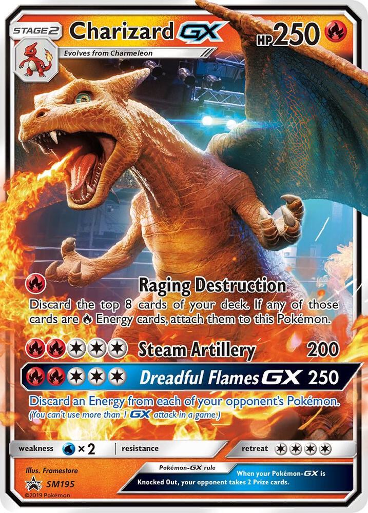 Charizard GX SM195 (SM Promos)  - Holofoil
