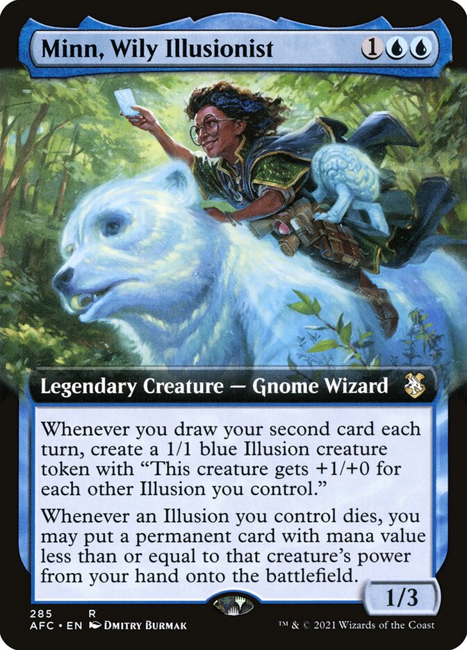 Minn, Wily Illusionist 285 (Commander: Adventures in the Forgotten Realms) 
