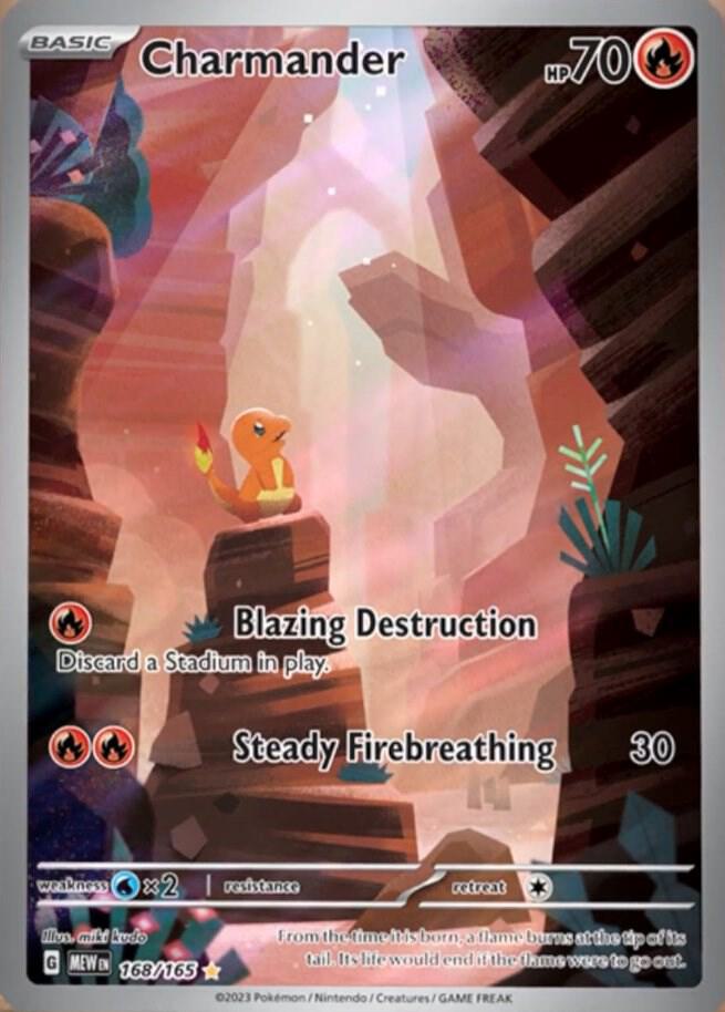 Charmander 168/165 (SV: Scarlet & Violet 151)  - Holofoil