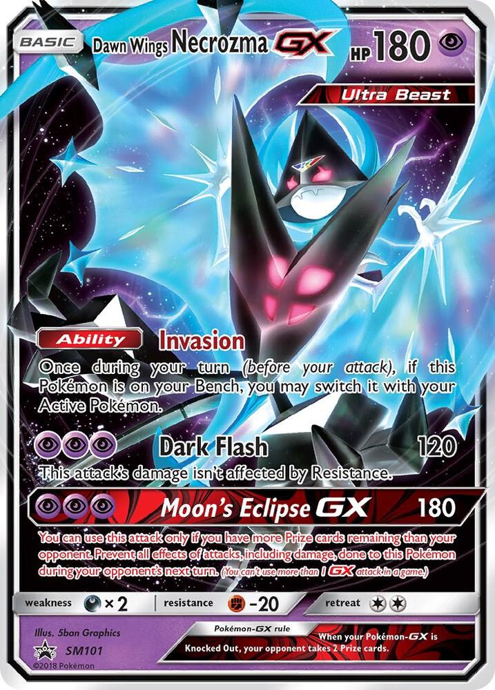 Dawn Wings Necrozma GX SM101 (SM Promos)  - Holofoil