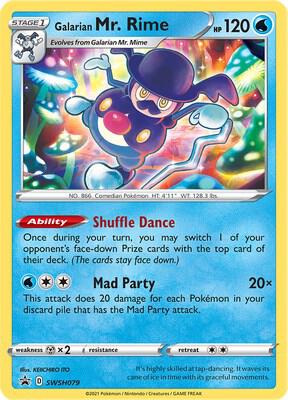Galarian Mr. Rime SWSH079 (SWSH: Sword & Shield Promo Cards)  - Holofoil