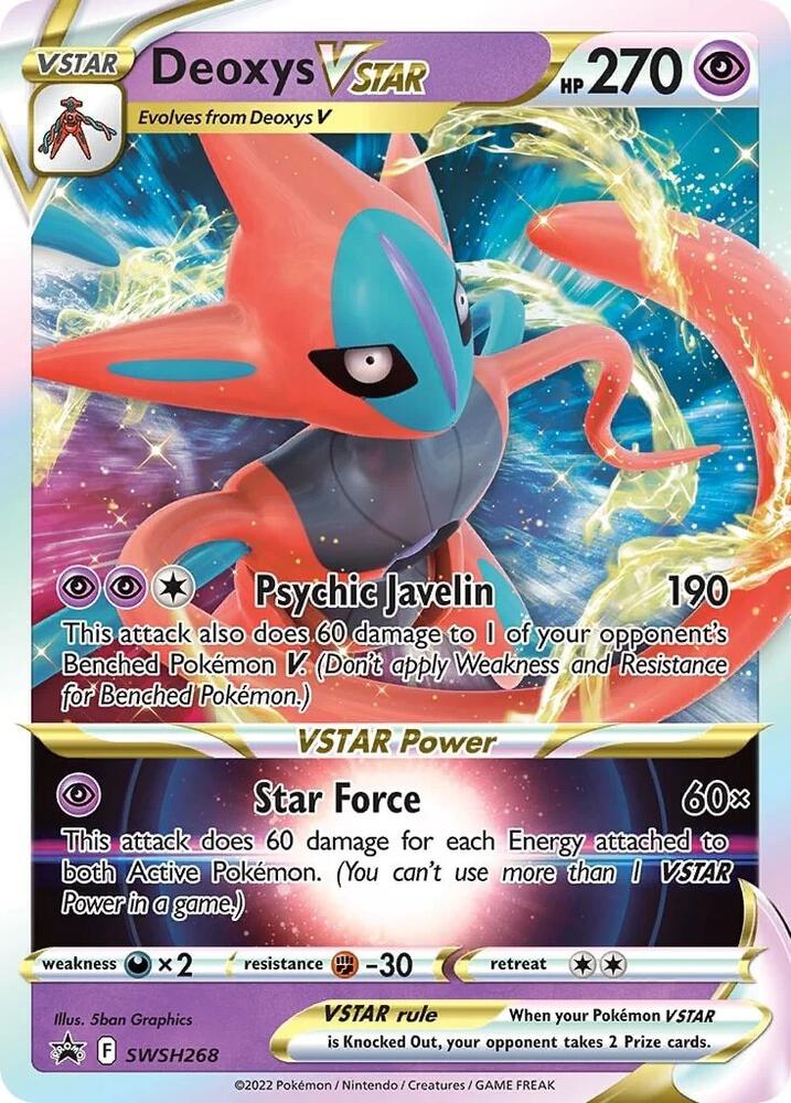 Deoxys VSTAR SWSH268 (SWSH: Sword & Shield Promo Cards)  - Holofoil