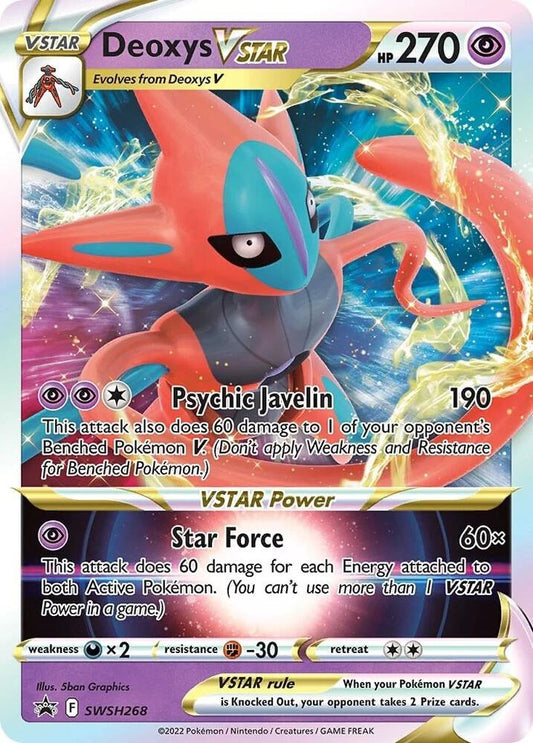 Deoxys VSTAR SWSH268 (SWSH: Sword & Shield Promo Cards)  - Holofoil