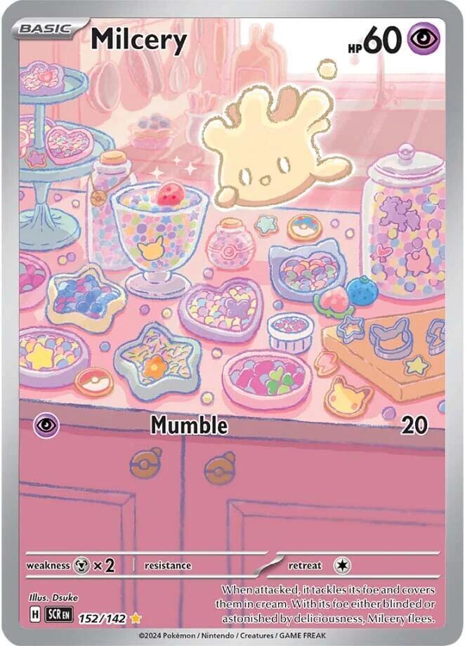 Milcery 152/142 (SV07: Stellar Crown)  - Holofoil