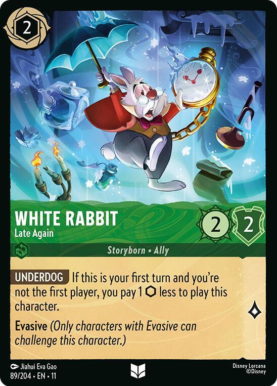 White Rabbit, Late Again 89/204 (Winterspell)  - Cold Foil
