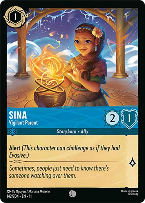 Sina, Vigilant Parent 142/204 (Winterspell)  - Cold Foil