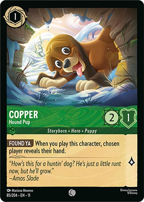 Copper, Hound Pup 85/204 ()  - Cold Foil