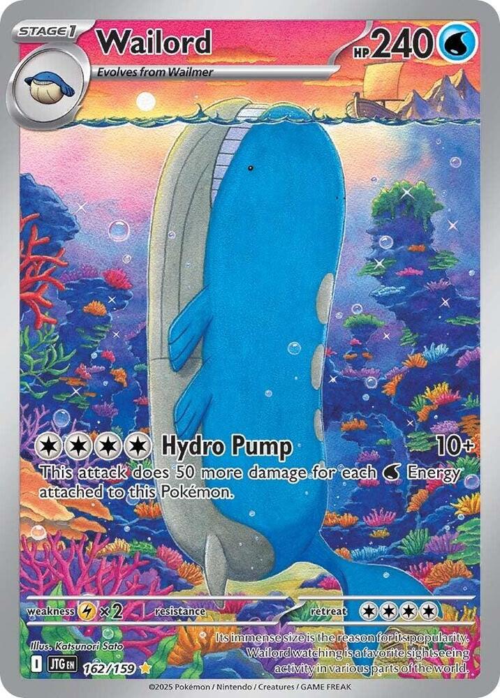 Wailord 162/159 (SV09: Journey Together)  - Holofoil