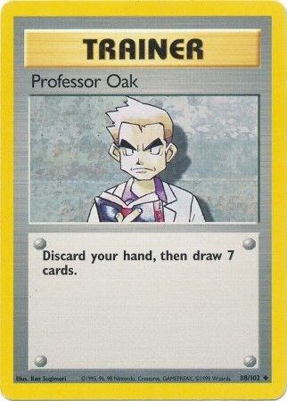 Professor Oak 088/102 (Base Set)  - Unlimited Normal