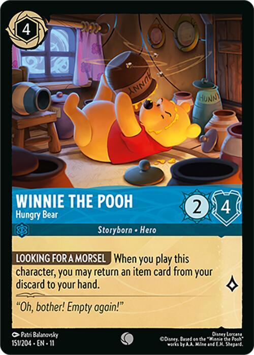 Winnie the Pooh, Hungry Bear 151/204 () 