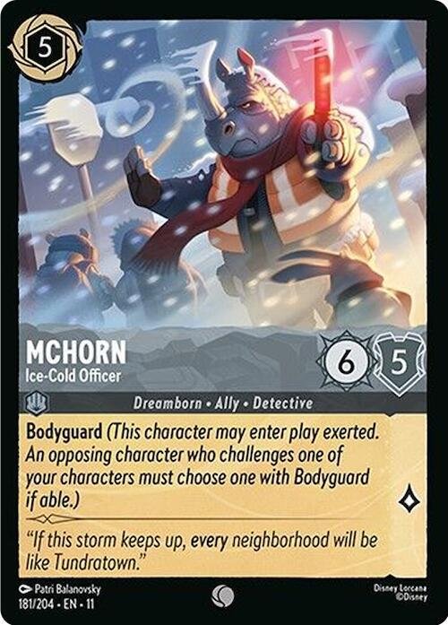 McHorn, Ice-Cold Officer 181/204 (Winterspell) 