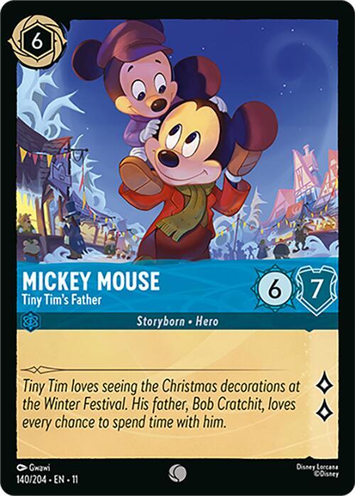 Mickey Mouse, Tiny Tim's Father 140/204 () 