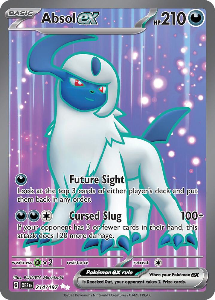 Absol ex 214/197 (SV03: Obsidian Flames)  - Holofoil