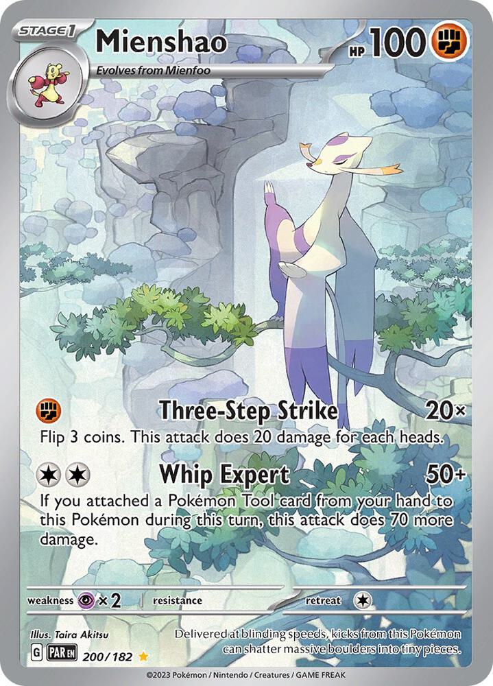 Mienshao 200/182 (SV04: Paradox Rift)  - Holofoil