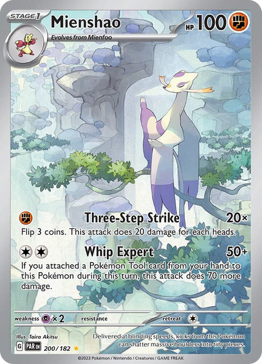 Mienshao 200/182 (SV04: Paradox Rift)  - Holofoil