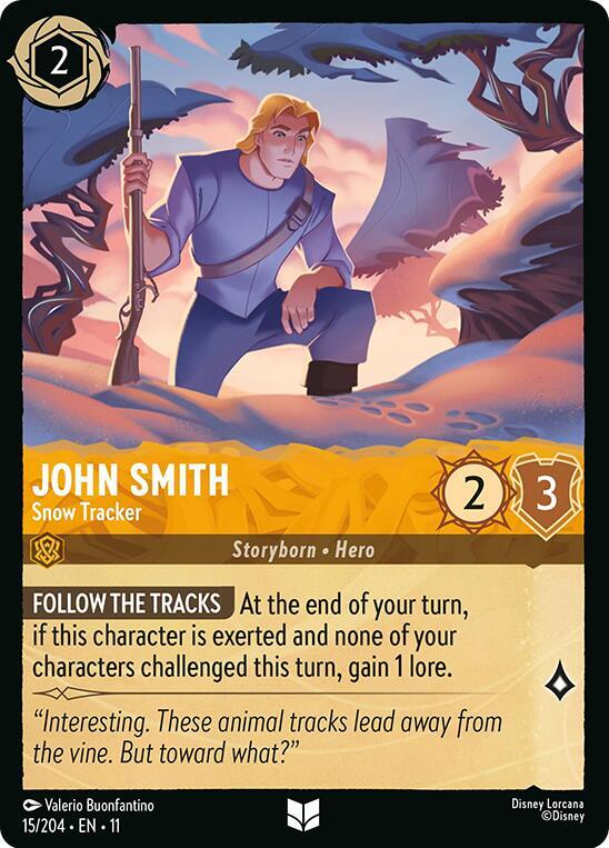John Smith, Snow Tracker 15/204 (Winterspell)  - Cold Foil