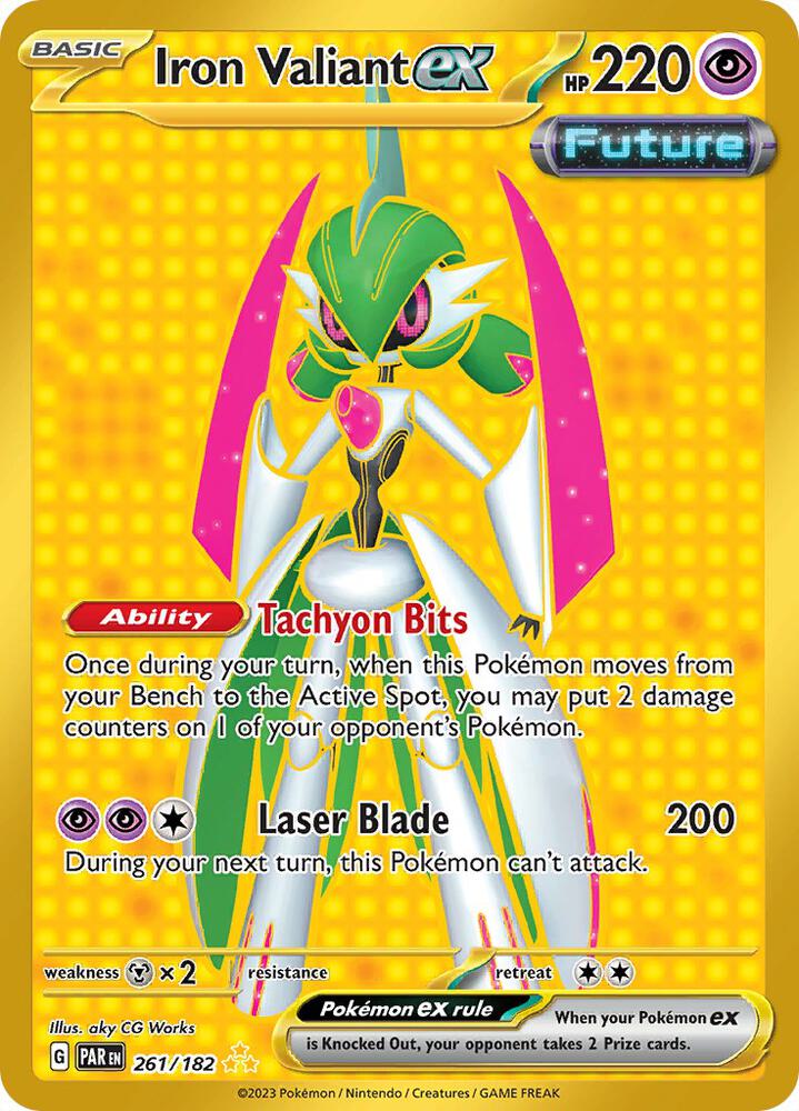 Iron Valiant ex 261/182 (SV04: Paradox Rift)  - Holofoil