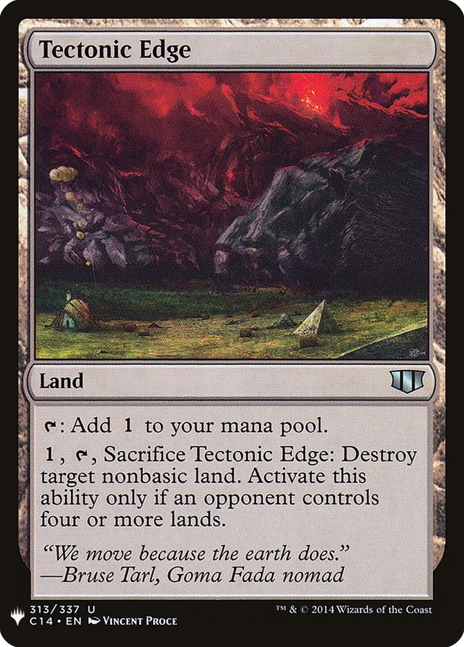 Tectonic Edge 313 (The List Reprints) 
