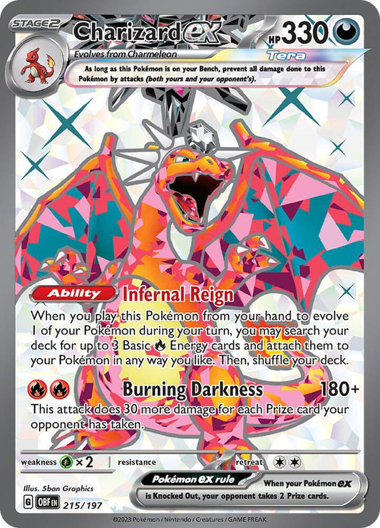 Charizard ex 215/197 (SV03: Obsidian Flames)  - Holofoil