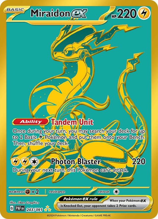 Miraidon ex 243/091 (SV: Paldean Fates)  - Holofoil