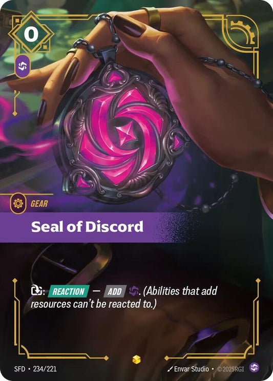 Seal of Discord 234/221 (Spiritforged)  - Foil