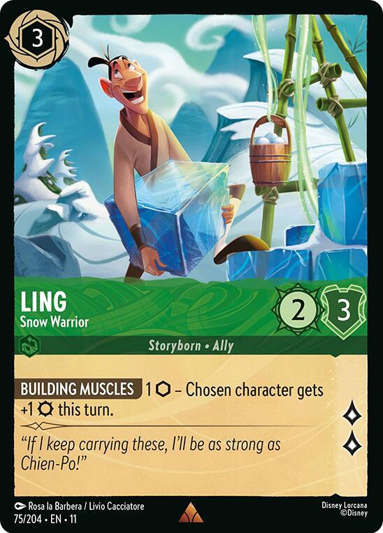 Ling, Snow Warrior 75/204 (Winterspell) 